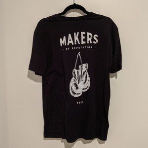 RVCA Makers of Reputation Boxing Gloves Shirt M